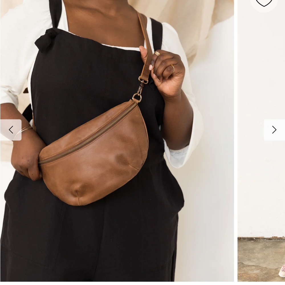 Able Berkeley Brown Leather Belt Bag - Picture 2 of 4